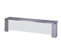 Duke 656-460-2S Stainless Steel Steamtable Serving Shelf with Acrylic Protector Panels, Single Shelf, 30-3/8", 2-Pan