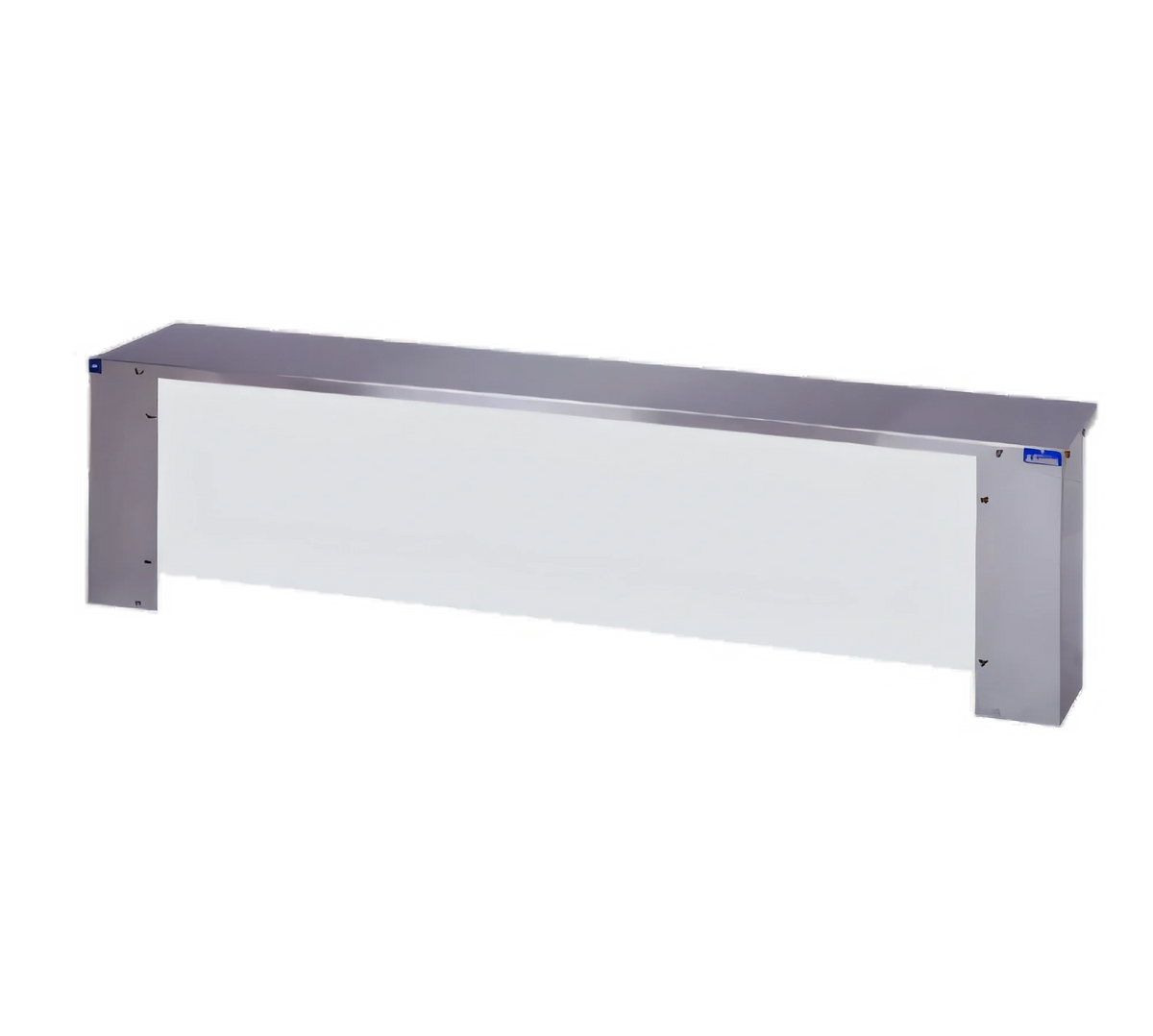 Duke 656-460-2S Stainless Steel Steamtable Serving Shelf with Acrylic Protector Panels, Single Shelf, 30-3/8", 2-Pan
