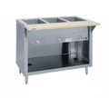 Duke Thurmaduke E-2-CBSS 2-Well Electric Steamtable with Open Storage Base, Sealed Wells, 32-Inch Stainless Steel