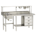 Duke 181SP Single-Compartment Drop-In Work Table Sink, 14-Gauge Stainless Steel, Crumb-Cup Drain, 20 x 20 x 14 Inches