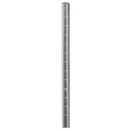 Eagle Group Valu-Gard CP86-VG-X Mobile Wire Shelving Caster Post, 86"H, Grooved, Green Epoxy Finish
