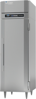 Victory Refrigeration UltraSpec™ HS-1D-1-PT One-Section Pass-Thru Heated Holding Cabinet, Stainless Steel, Two Solid Hinged Doors, Digital Control
