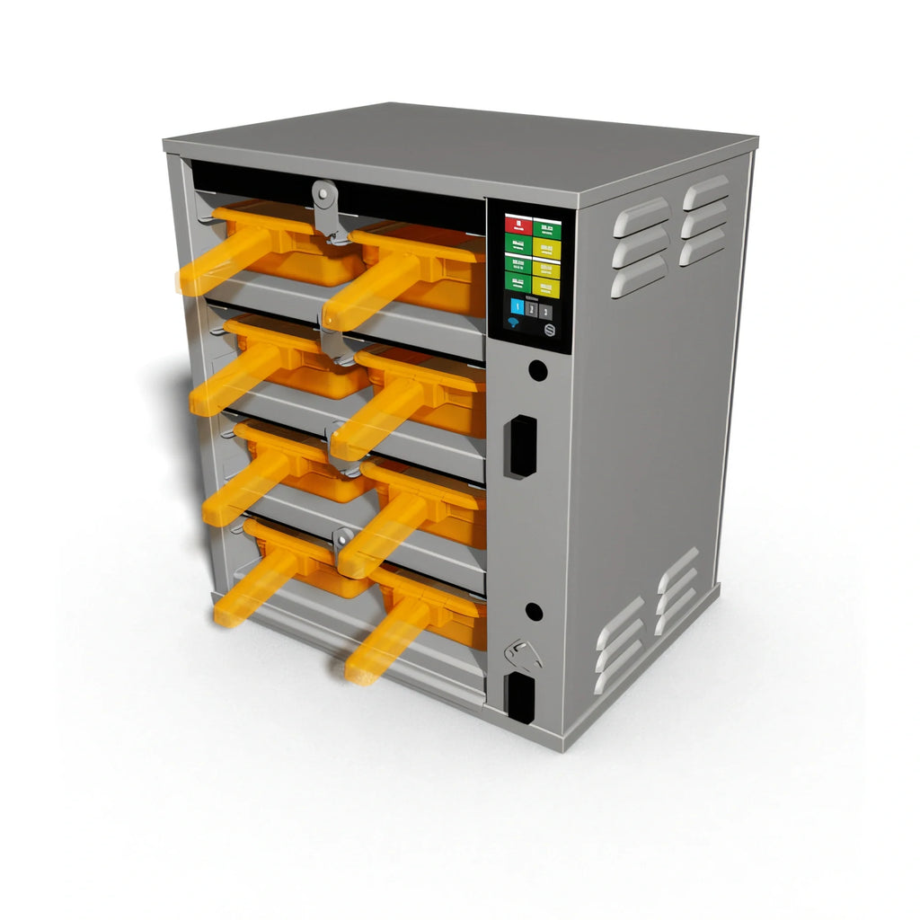 Duke ReadyFlex™ RFHU-42 8-Compartment Countertop Hot Holding Cabinet with Touchscreen Controls and Independent Zoned Heat