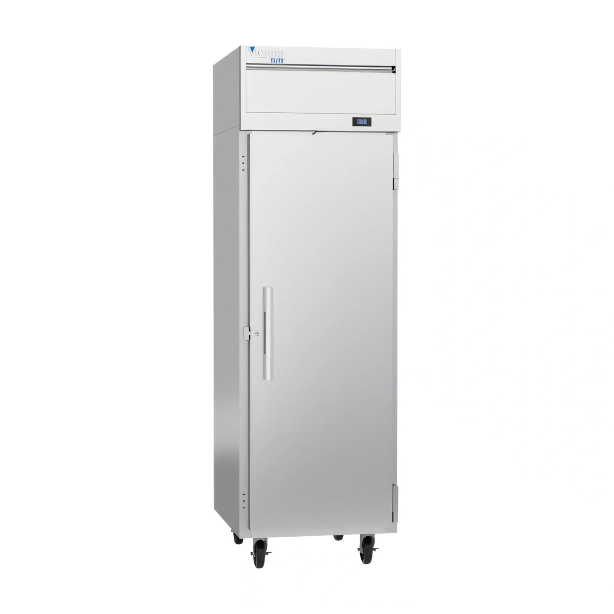 Victory Refrigeration Elite™ VEFSA-1D-SD-HC 1-Section Top-Mount Reach-In Freezer, 21.66 Cu. Ft., 26-Inch Wide, Solid Right-Hand Door