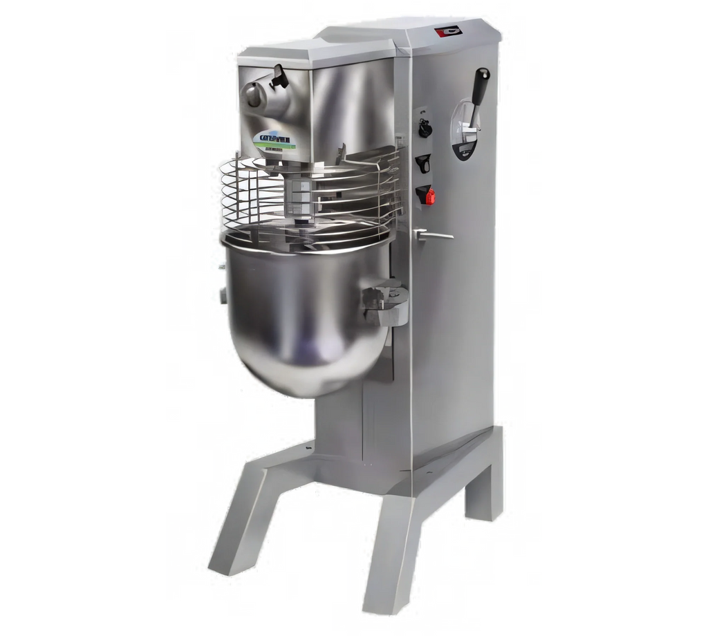 Univex SRM30+ 30-Quart Floor Planetary Mixer with Variable Speed, #12 Hub, Built-In Timer