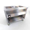 Duke Thurmaduke TWHF-46PG 46-Inch Mobile Electric Food Warmer with 3 Waterless Wells and Touch Screen Controls