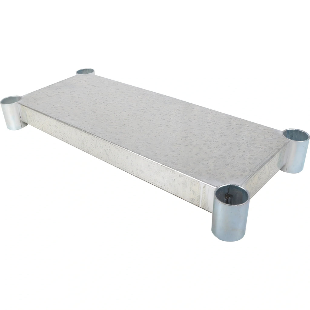 BK Resources VTS-1848 Galvanized Steel Undershelf for 48"W x 18"D Work Table