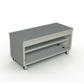 Duke Thurmaduke TST-74SS 74-Inch Stainless Steel Mobile Solid Top Utility Counter with Undershelves