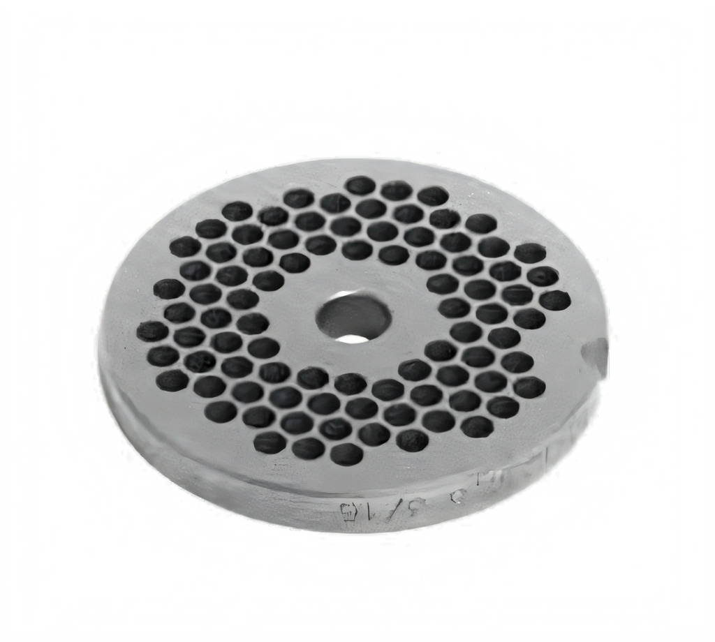 Univex 1000512 Meat & Food Grinder Plate, 1/2-inch, #12 Hub