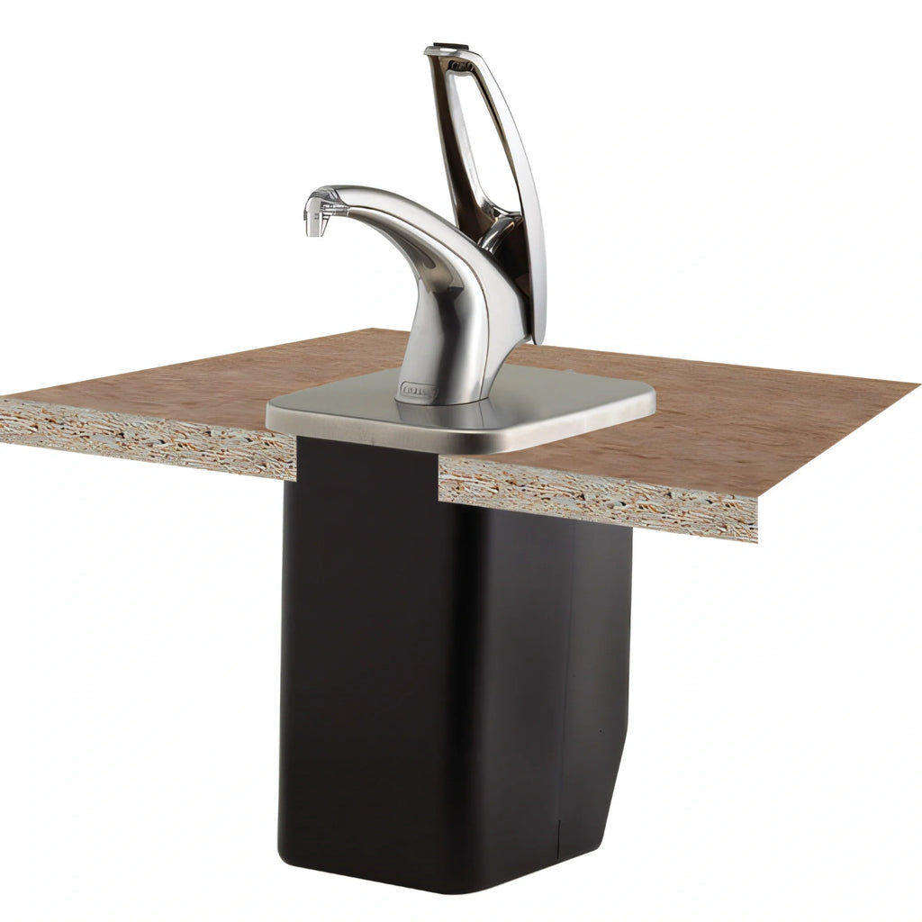 CFS Brands Frontline P4100 Universal In-Counter Condiment Pump System, Drop-In, Metal Finish