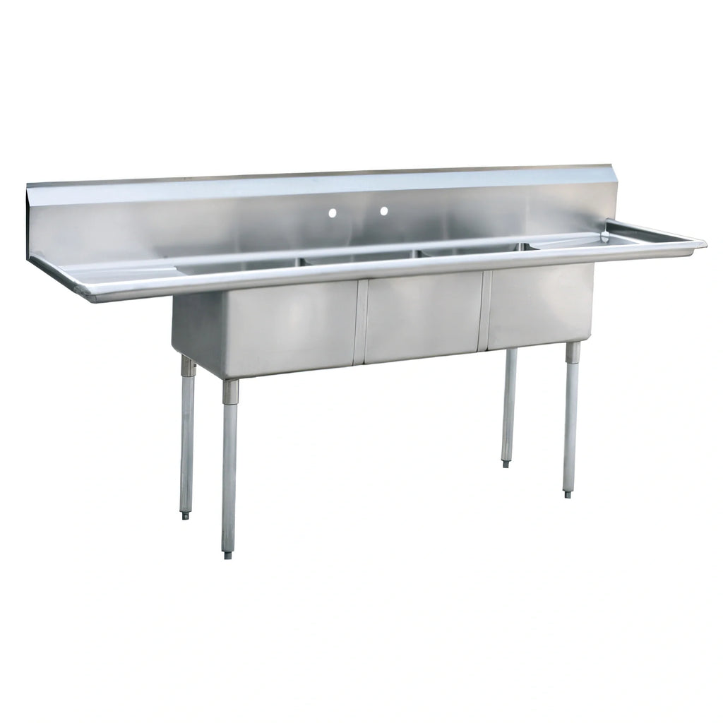 Atosa USA, Inc. MRSB-3-D Mixrite Compartment Sinks