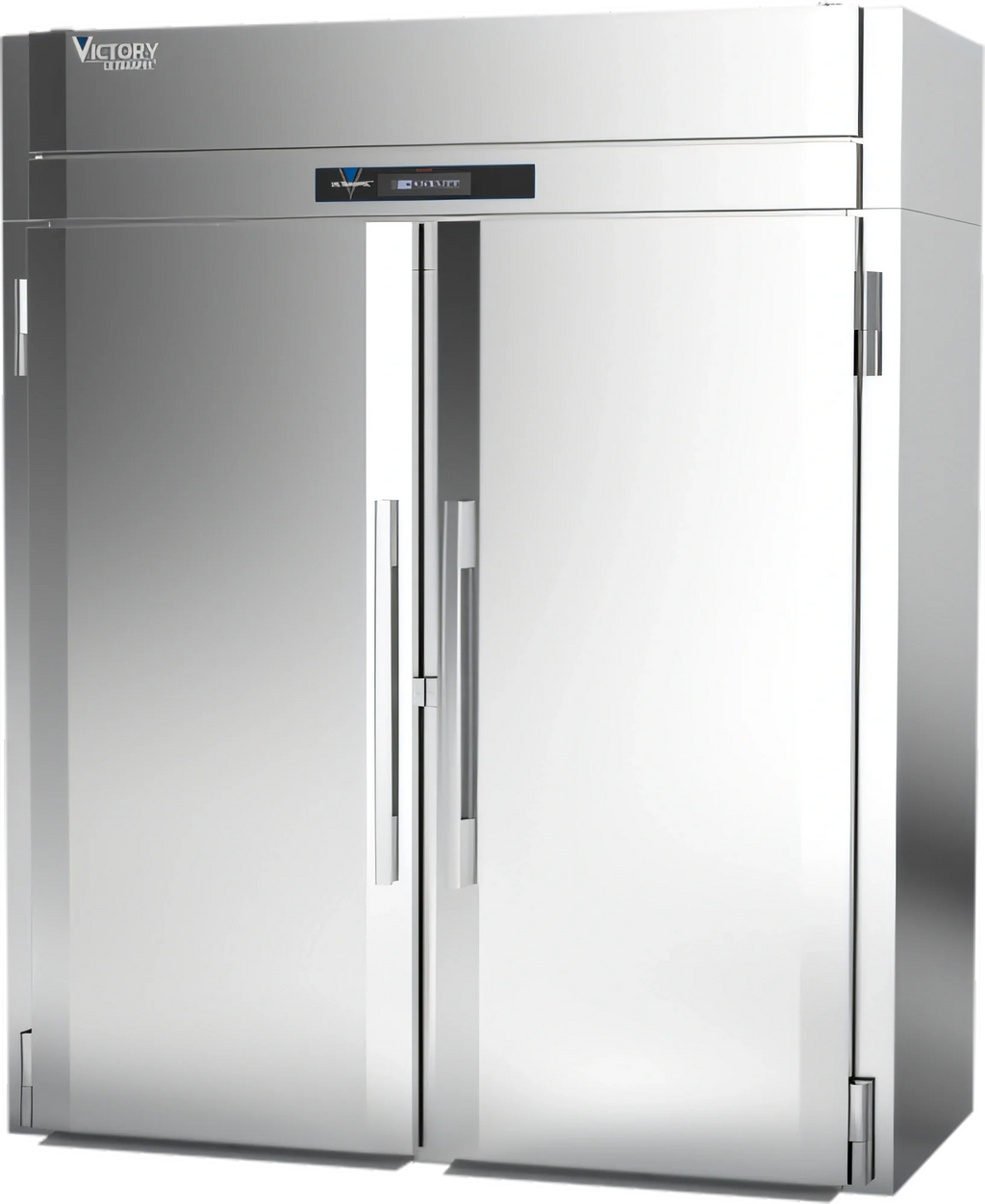 Victory Refrigeration UltraSpec™ HIS-2D-1 Two-Section Roll-In Heated Cabinet, 67.2 Cu. Ft., Stainless Steel, Full-Height Solid Doors