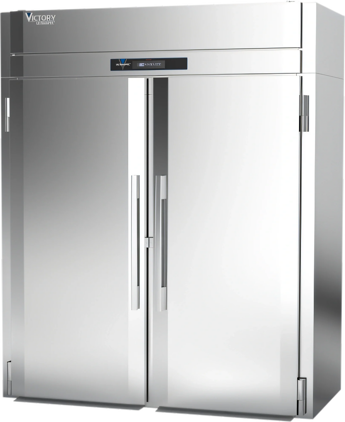 Victory Refrigeration UltraSpec™ HIS-2D-1 Two-Section Roll-In Heated Cabinet, 67.2 Cu. Ft., Stainless Steel, Full-Height Solid Doors