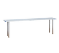 Duke 1056D-7210-16 72-Inch Double-Deck Stainless Steel Table-Mount Work Table Overshelf, 10-Inch Deep, 16-Gauge
