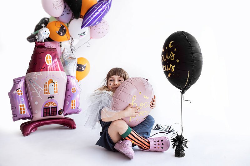 Pink Haunted House Balloon