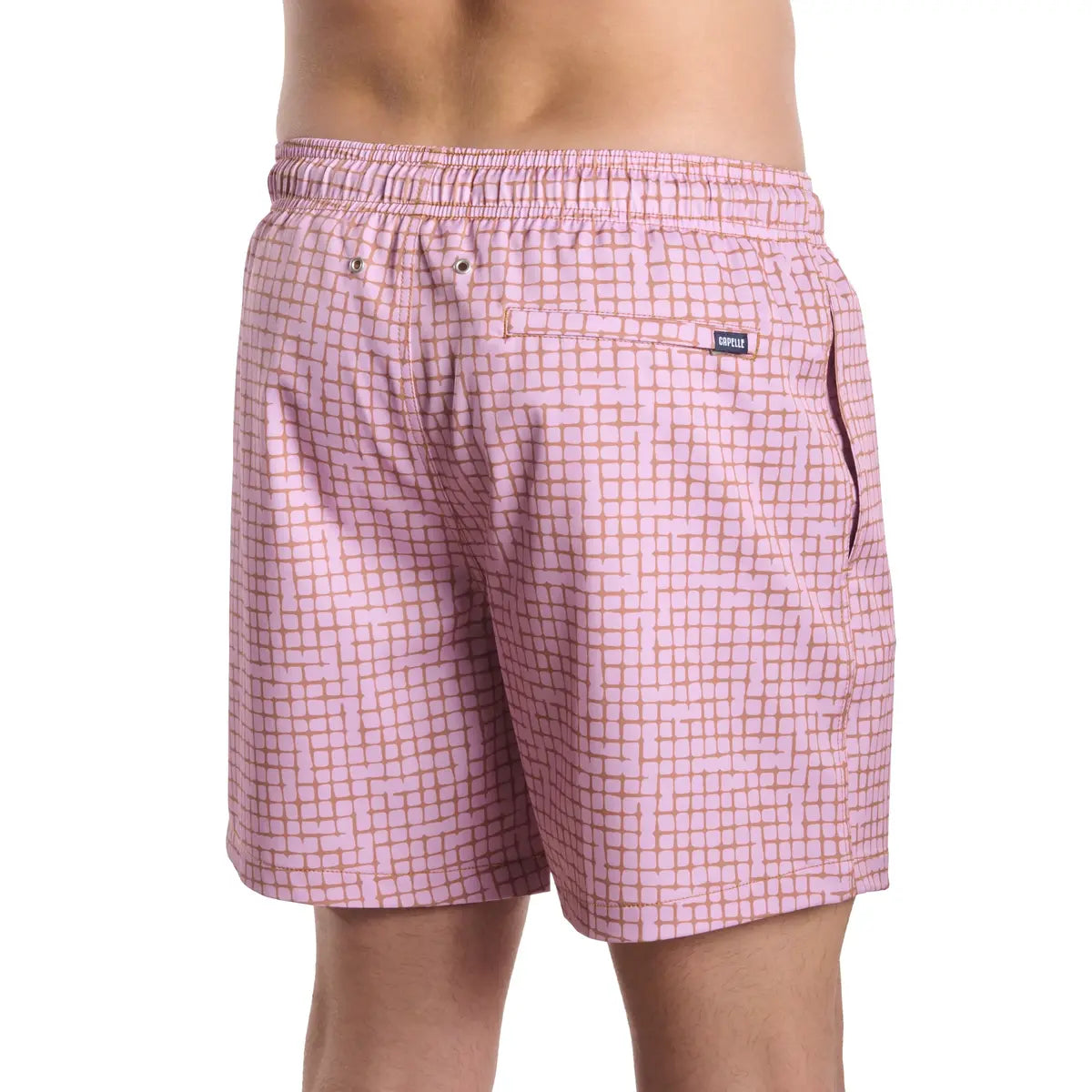Pixel Break, Rosetide Hybrid Short, Compression Lined Swim and Resort Trunk
