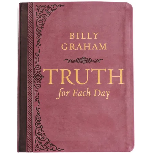 Truth for Each Day, Large Text Leathersoft: Daily Devotions to Renew Your Mind and Inspire Your Soul (a 365-Day Devotional) - The Perfect Father's Day - Imitation Leather