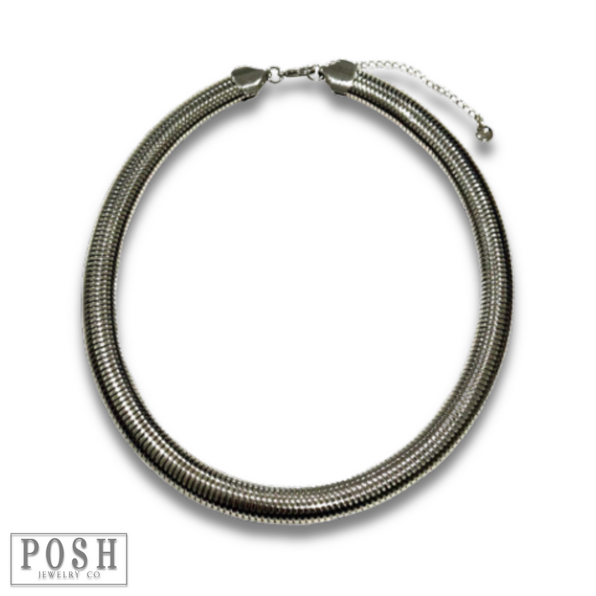 Flex chain collar necklace