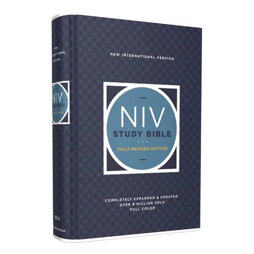 NIV Study Bible, Fully Revised Edition, Hardcover, Red Letter, Comfort Print - Hardcover