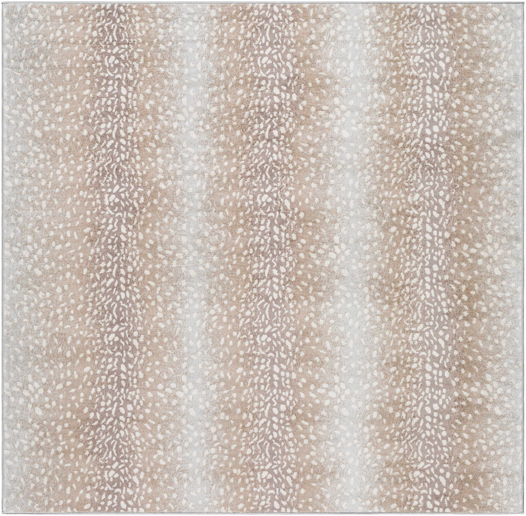 Pointblank Tan Leopard Print Rug
