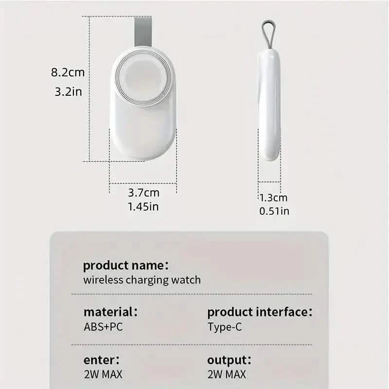 Portable Wireless Charger For Apple Watch