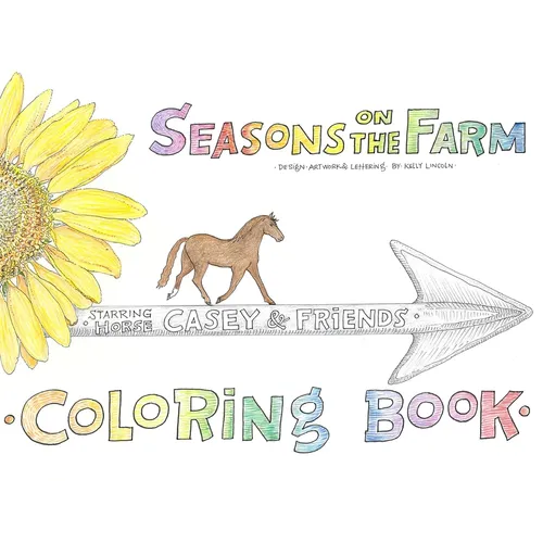 Seasons on the Farm Coloring Book Starring Casey and Friends - Paperback