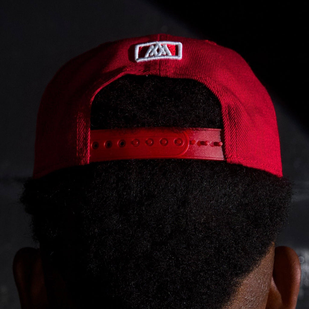 [PRE-ORDER - SHIPS BEGINNING OF AUGUST] ‘7’ Premium SnapBack - Red/White