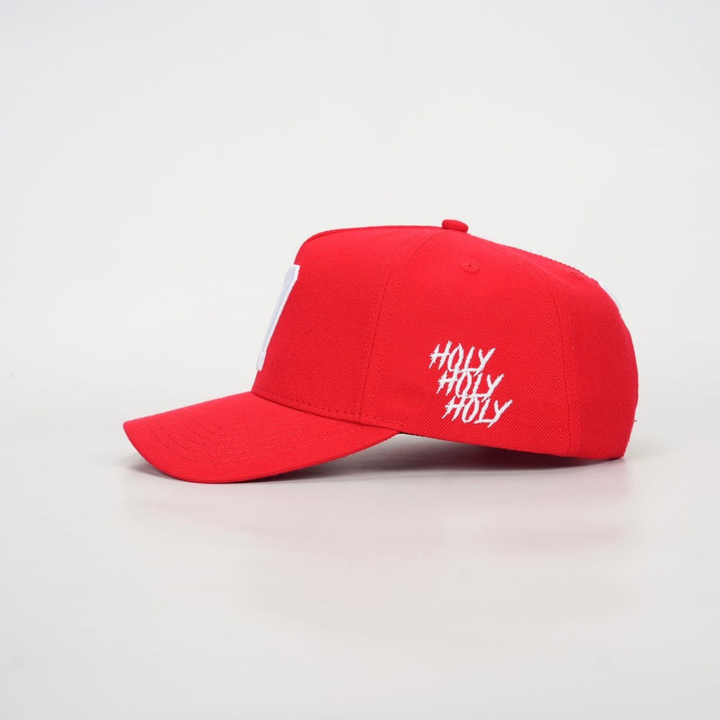 [PRE-ORDER - SHIPS BEGINNING OF AUGUST] ‘7’ Premium SnapBack - Red/White