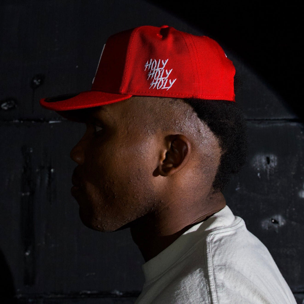 [PRE-ORDER - SHIPS BEGINNING OF AUGUST] ‘7’ Premium SnapBack - Red/White