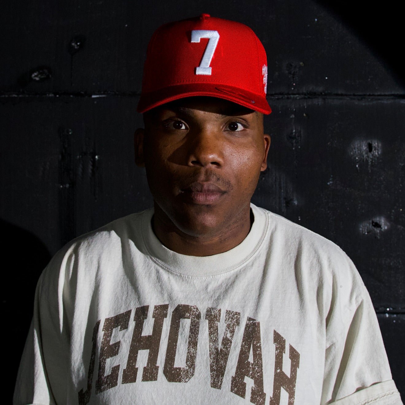 [PRE-ORDER - SHIPS BEGINNING OF AUGUST] ‘7’ Premium SnapBack - Red/White