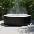 Premium Large 4-Person Inflatable Hot Tub Kit With 8-Color LED Lights (SAK20759)