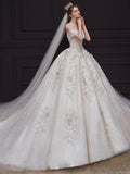 Luxury Wedding Dress Sweetheart Bridal Gown EDW234