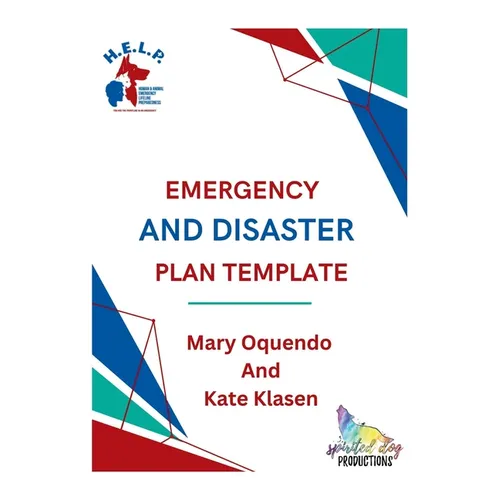 Emergency And Disaster Plan Template - Paperback