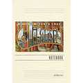 Vintage Lined Notebook Greetings from Santa Cruz, California, Redwoods - Paperback