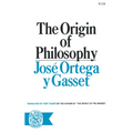 The Origin of Philosophy - Paperback