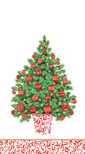 Decorated Tree - Guest Towel