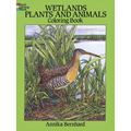 Wetlands Plants and Animals Coloring Book - Paperback