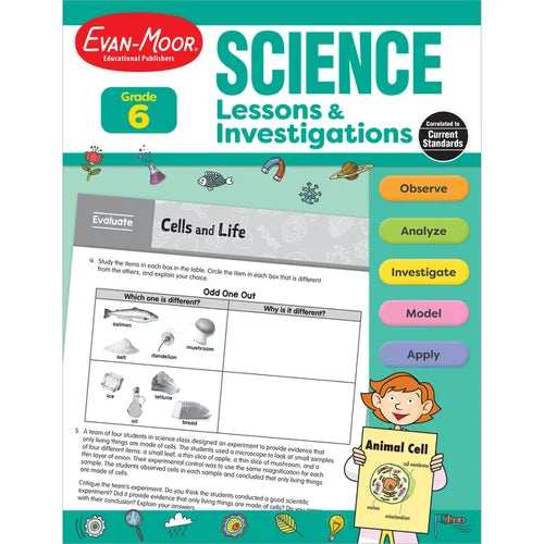 Science Lessons and Investigations, Grade 6 - Paperback