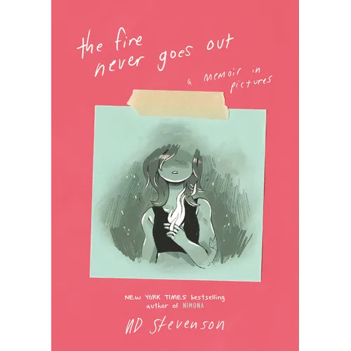 The Fire Never Goes Out: A Memoir in Pictures, a Graphic Memoir - Hardcover