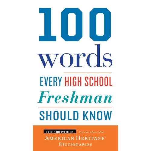 100 Words Every High School Freshman Should Know - Paperback