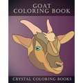 Goat Coloring Book: 30 Simple Goat Face Line Drawing Coloring Pages - Paperback