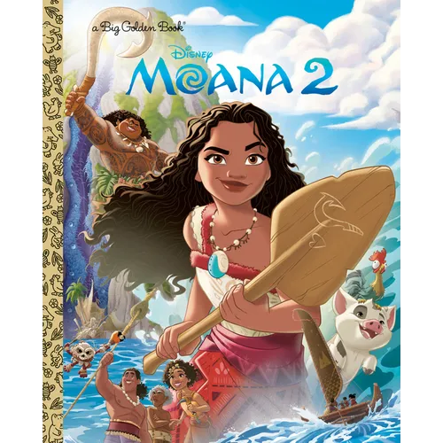 Disney Moana 2 Big Golden Book - Hardcover