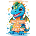 Tiny Trex and Friends Coloring Book - Paperback