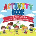 Activity Book for 5 Year Old Boy Find the Difference and Mazes - Paperback