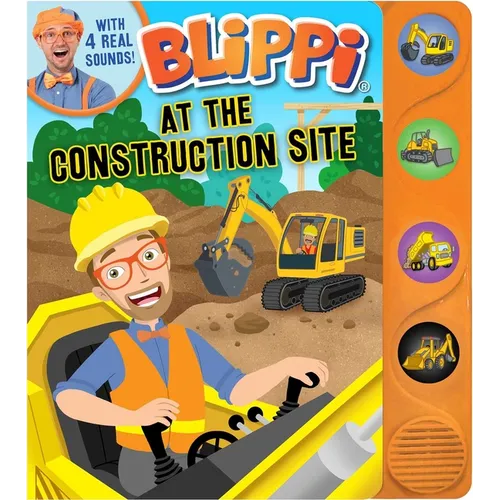 Blippi: At the Construction Site - Board Book