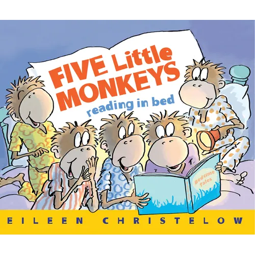 Five Little Monkeys Reading in Bed - Paperback