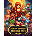 Super Heroes Coloring Book: Coloring Book for Kids - Paperback