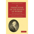 A Vindication of the Rights of Woman - Paperback