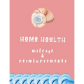 Home Health Mileage and Reimbursements: Daily Tracker for Miles Driven and Paycheck Projections for Nurses Who Travel for Work - Paperback