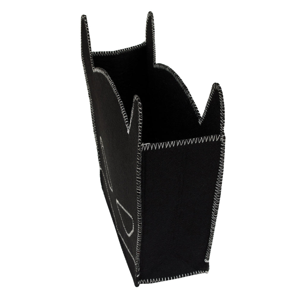 Batman Shaped Felt Nursery Black Storage
